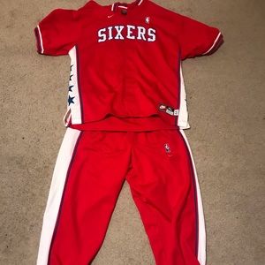 COPY - Nike rewind warmup suit 76ers